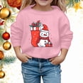 thumbnail image 1 of Winter Hoodies for Girls Christmas Snowflake Pullover Warm Sweatshirts for Kids Stylish Sportswear Outfit, 1 of 3