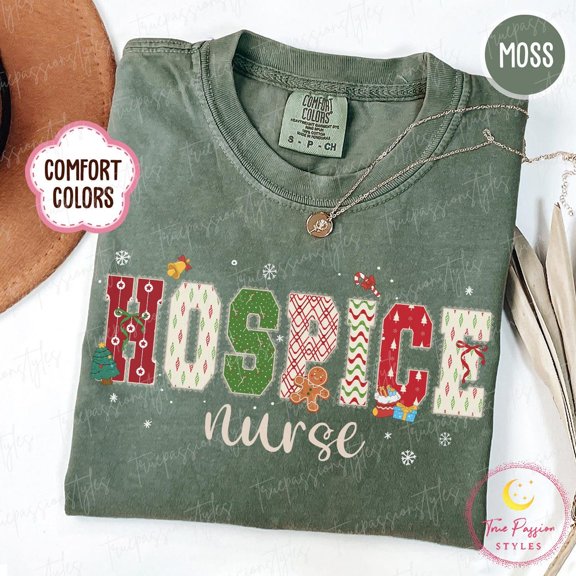 Winter Hospice Rn Worker T1618 T-Shirt All Size S-3XL
