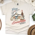 thumbnail image 1 of Winter House Graphic T-Shirt | Cozy Snow Scene Tee for Men Women Kids, Natural, Size 3XL, 1 of 6