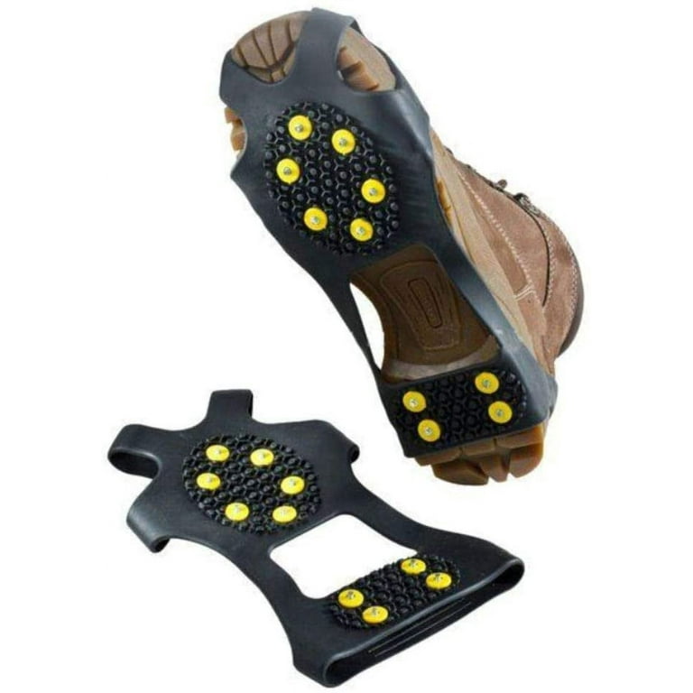 5 Studs Ice Spikes For Shoes Ice Floes Cleats Crampons Outdoor Snow  Climbing Antiskid Grips For Shoes Covers Crampons In Winter - AliExpress