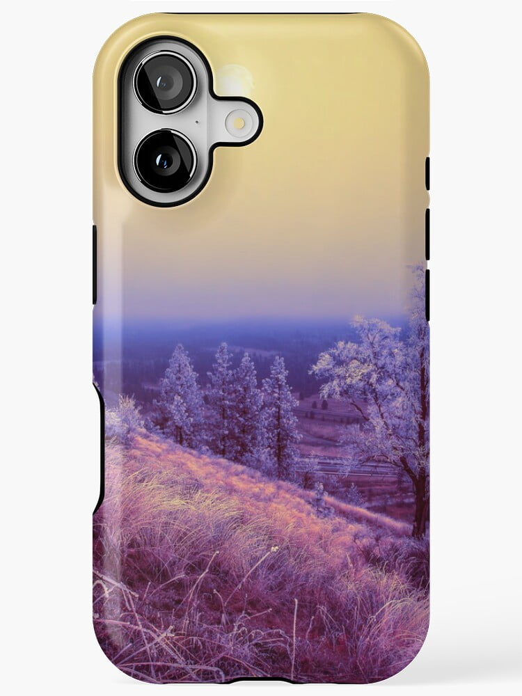 Winter In Spokane Scenic Snowy Landscape Artwork For iPhone 11-17 Pro