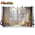 thumbnail image 2 of Kate 8×8ft Christmas Backdrop Photography Warm Windows... 2 of 11