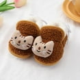 thumbnail image 1 of Winter Infant Knitted Snow Warm Boots Baby Boy Girl Shoes Soft Sole Solid First Walker Plush Lined Prewalker Fleece Boots 0-18M Warm Shoes, 1 of 6