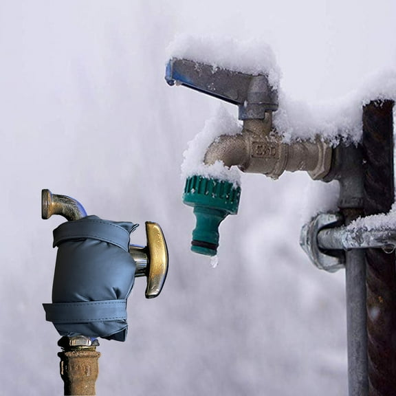 Winter Insulated Outdoor Faucet Cover - Cold Weather Spigot Protector, Freeze-Proof Outside Faucet Insulation Cover, Faucet Sock for Winter Protection, Durable Insulated Faucet Sleeve