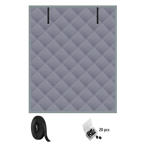 Winter Insulated Thermal Window Curtain Cover Kit With Fastener For Home Warmth Efficiency