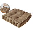 thumbnail image 1 of Winter Insulation Cushion, Square Tufted Chenille Cushion, Meditation Floor Pillow Seating Cushion, Floor Cushion for Living Room, Fireplace, Reading Nook, 17.5x17.5 Inch, 1 of 7