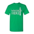 thumbnail image 1 of Winter Is Here Sword TV Parody Funny DT Adult T-Shirt Tee, 1 of 2