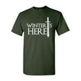 thumbnail image 1 of Winter Is Here Sword TV Parody Funny DT Adult T-Shirt Tee, 1 of 2