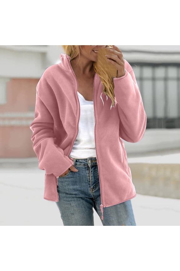 Winter Jacket Women Fall Winter Outdoor Fleece Lined Thick Hiking Jacket For Cold Weather Protection Women's Down Jacket