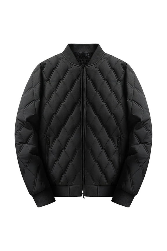 Winter Jackets For Men Fleece Lined Coat Waterproof Thermal Jacket Trucker Field Hiking Work Outerwear Plus Velvet Sherpa Jacket Up to 65% off Clear!Clearance!!!