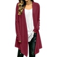 thumbnail image 1 of Winter Jackets For Women Fashion Solid Linen-cotton Cardigan Casual Open Front Long Sleeve Y2k Fall Fashion Clothes 2026, 1 of 8
