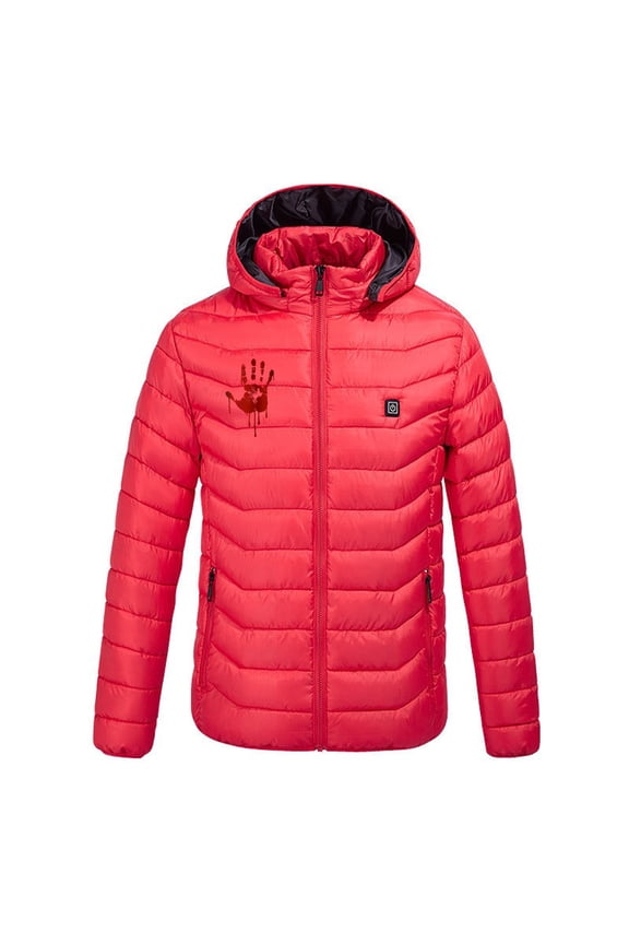 Winter Jackets for Women And Smart Heating Padded Jacket With USB Heating Long Sleeves And Heating With One Control And Nine Hooded And Light Heating Winter Coats for Women