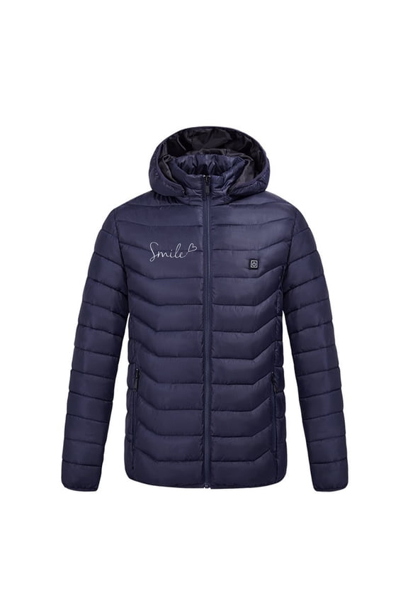 Winter Jackets for Women And Smart Heating Padded Jacket With USB Heating Long Sleeves And Heating With One Control And Nine Hooded And Light Heating Winter Coats for Women