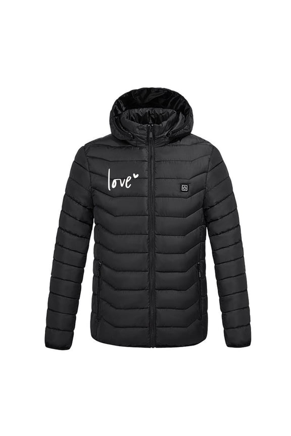 Winter Jackets for Women And Smart Heating Padded Jacket With USB Heating Long Sleeves And Heating With One Control And Nine Hooded And Light Heating Winter Coats for Women