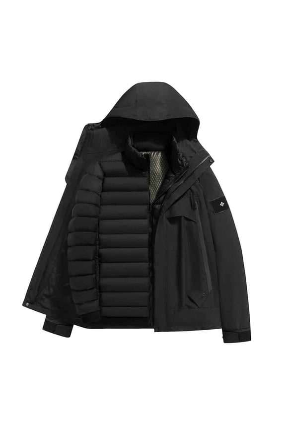 Winter Jackets for Man and Woman Warm Windproof Long Sleeve Hooded Skiing Jackets Insulatedd Thermal Snowboard Jacket Light