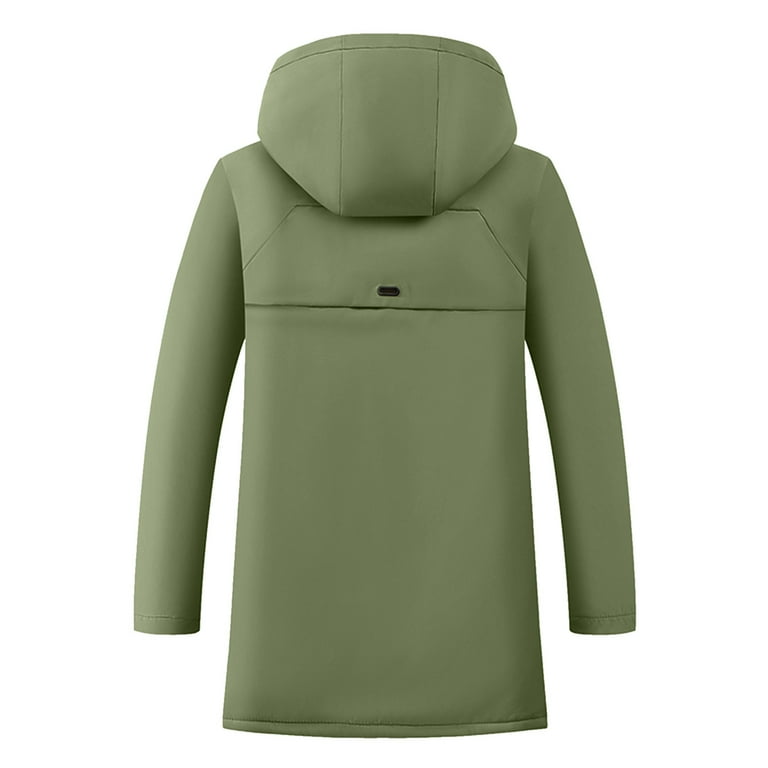 Winter Jackets for Men Cotton Jackets for Men Outlet sale Snow Jacket MenMen s Cotton Jacket Autumn and Winter Solid Color Padded Long Sleeve Walmart