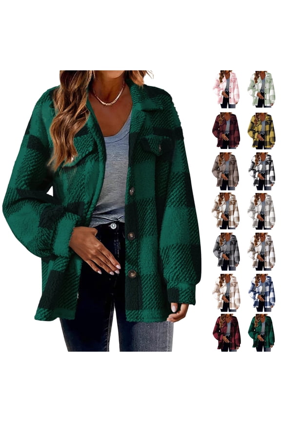 Winter Jackets for Women Fall and Winter Fashion Long Trench Coat Straight Cardigan Button Pocket Outwear Coat