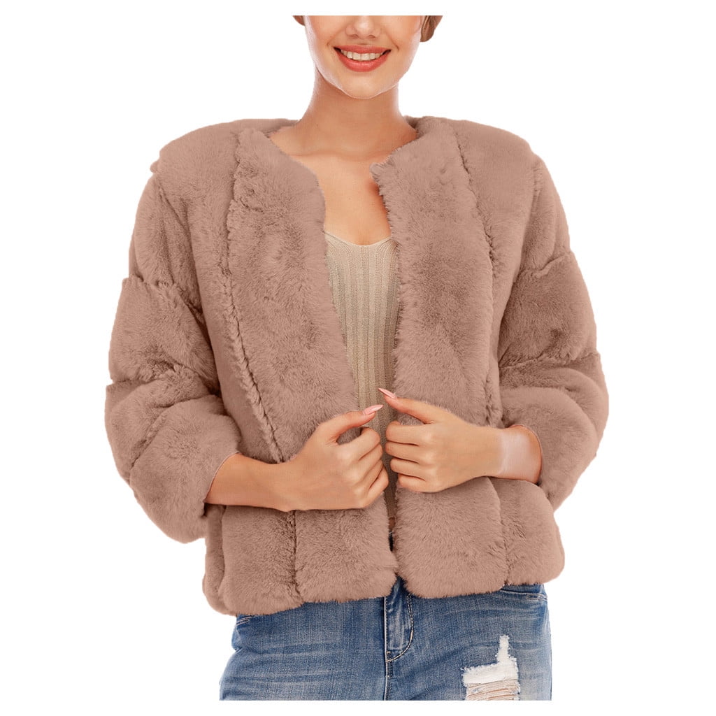  Ascend Jacket Furry Sleeve Size Warm Jacket FauxLong Plus Faux  Outerwear Short Coat Women Patterned Fleece Jacket Women Small A-C : Sports  & Outdoors