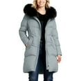 thumbnail image 1 of Winter Jackets for Women Warm Thicken Puffer Jacket Plus Size Mid Length Parka Coats with Faux Fur Trim Hood, 1 of 7