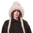 thumbnail image 1 of Winter Jacquard Hat With Large Ear For Cold Weather And Comfortable Fit Womens Knit Beanie Hat Fleece Lined Winter, 1 of 4