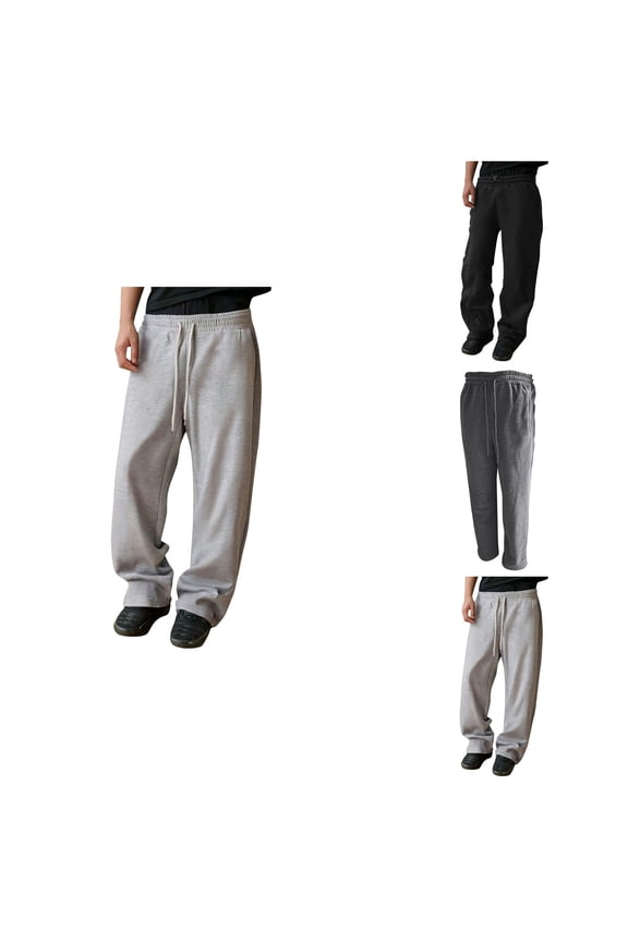 Winter Jogger Pants, Thermal Lined Casual Sweatpants for Men, Warm Sherpa Lined, Athletic Running Training, Outdoor Wear, Comfort Fit