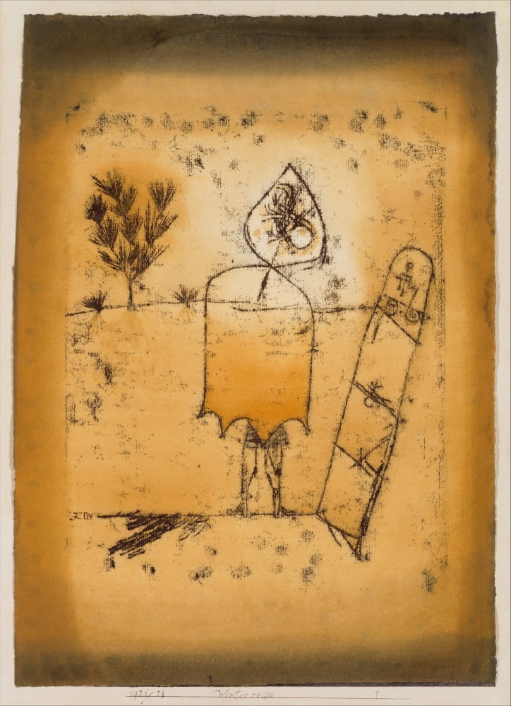 Winter Journey 1921 Canvas Art - Paul Klee (18 x 24)