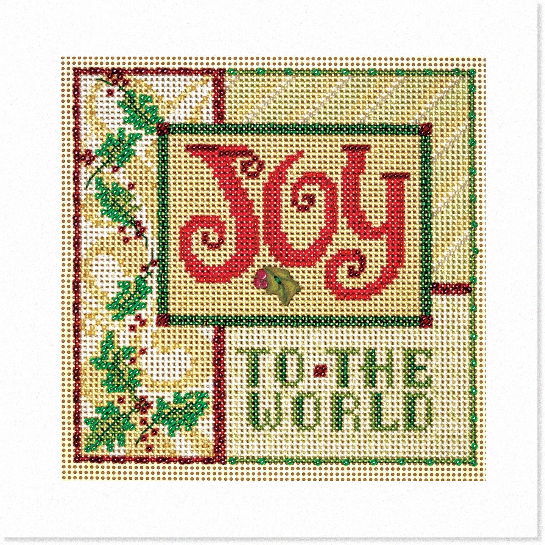 Mill Hill Bird Feeder Cross Stitch Kit – 2023 Winter Series With Beads & Buttons (5.25 X 5.25 Inch)