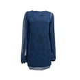 thumbnail image 1 of Winter Kate Keyhole Lined Tunic Dress Small Moonlight Blue, 1 of 2