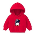 thumbnail image 1 of Winter Kids Clothes Solid Cartoon Printed Hoodies Pullover Sweatshirts Baby Boys Girls Outerwear Jackets, 1 of 4