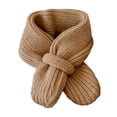 thumbnail image 1 of Winter Kids Fleece Scarf, Solid Knitted Scarves Warm Wraps Shawl Children Neck Warmer for Baby Boys Girls 0-4Y, 1 of 6