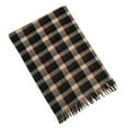 thumbnail image 1 of Winter Kids Scarf Warm Shawls Scarves Parent-child Scarf Womens Plaid Scarfs Small - Coffee lattice, 1 of 5