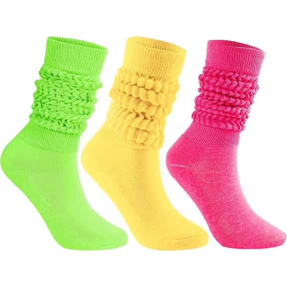 Winter Knee High Slouch Socks for Women Soft Extra Long Scrunch Sock Slouch Boot Socks