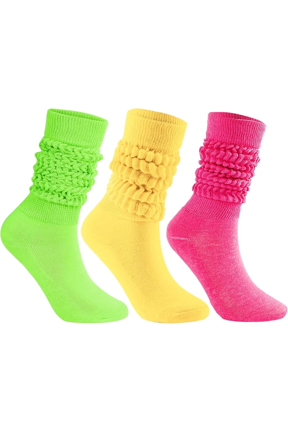 Winter Knee High Slouch Socks for Women Soft Extra Long Scrunch Sock Slouch Boot Socks