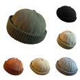 thumbnail image 1 of Winter Knit Fisherman Hat Brimless Adjustable Bucket Cap Warm Outdoor Headwear, 1 of 4