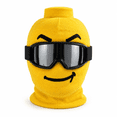 Winter Knit Full Face Balaclava, Cute Character Expression Face Mask ...