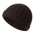 thumbnail image 1 of Winter Knit Hat With Foldable Brim Thermal Insulated Ear For Outdoor Cold Weather Activities, 1 of 6