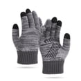 thumbnail image 1 of Winter Warm Texting Gloves for Women Men, Knit Gloves Touchscreen Anti-Slip Silicone Gel Thermal Driving Cycling Gloves, 1 of 3