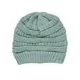 thumbnail image 1 of Winter Knitted Beanies w/ Sequins - Mint, 1 of 3