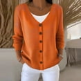 thumbnail image 1 of Winter Knitted Cardigan Women's Solid Color Casual Fashion Sweater Jacket Women's Cardigan, 1 of 4