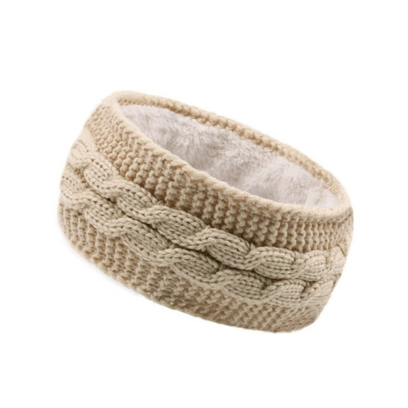Winter Knitted Headband for Women European Style Warm Sports Headband and Ear Warmer Accessory