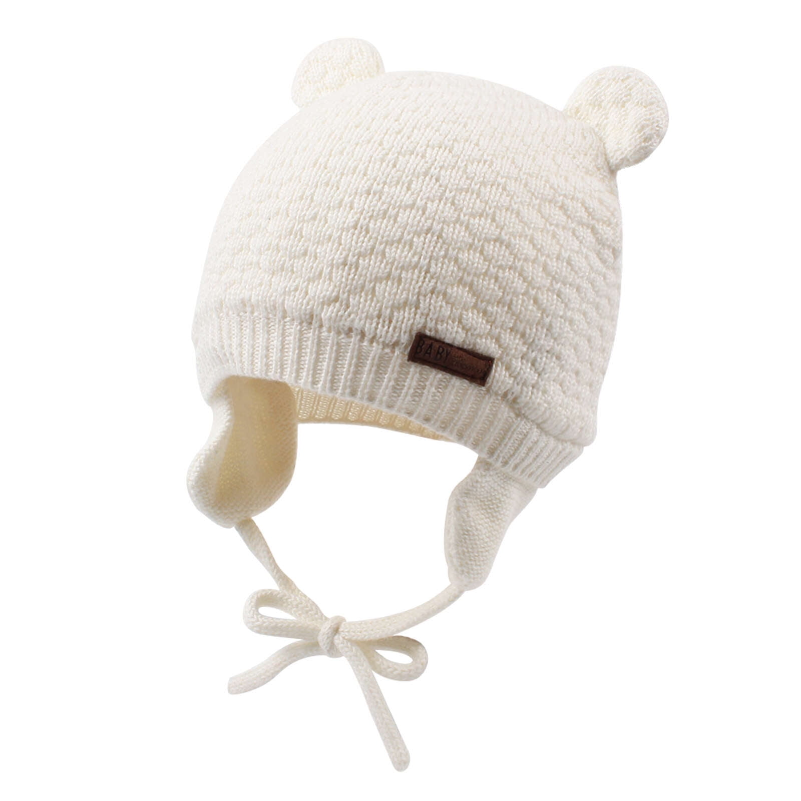 XIAOHAWANG Baby Hat Cute Bear Toddler Earflap Beanie Warm for Fall Winter