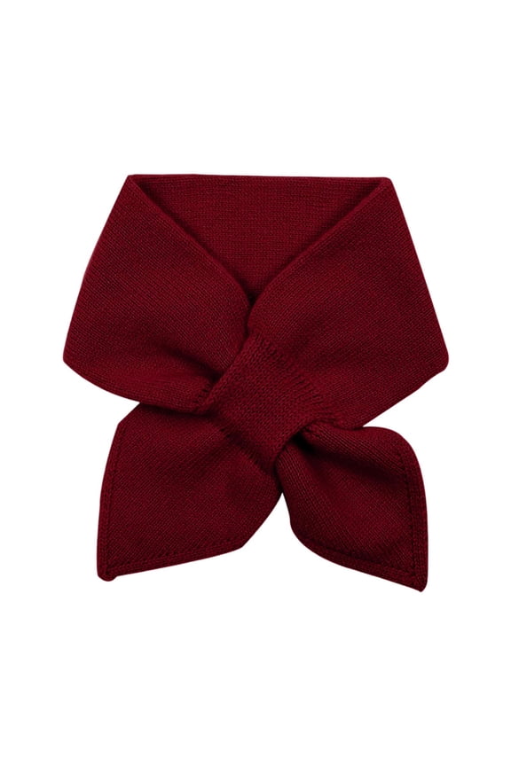Winter Knitted Neck Warmer Scarf Loop Thermal Lined Collar for Cold Weather Everyday Casual Wear