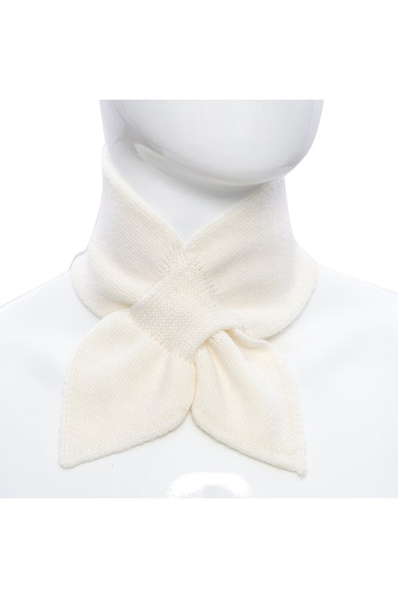 Winter Knitted Neck Warmer Scarf Loop Thermal Lined Collar for Cold Weather