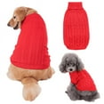 thumbnail image 1 of Winter Knitted Puppy Dog Jumper Sweater Pet Clothes For Small Dogs Dog Coat, 1 of 10