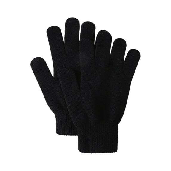 Winter Knitted Touchscreen Gloves For Men And Women Outdoor Cycling Plus Thickened Warm Gloves Black Free