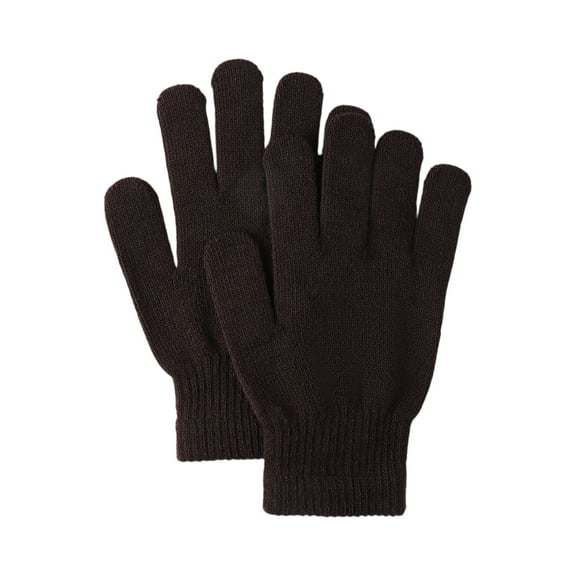 Winter Knitted Touchscreen Gloves For Men And Women Outdoor Cycling Plus Thickened Warm Gloves Coffee Free