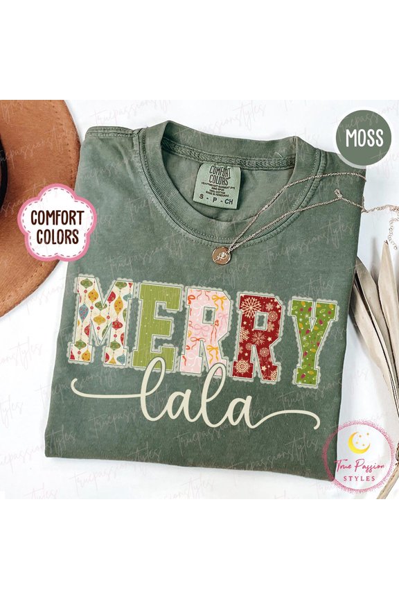 Winter Lala Seasonal T1596 Merry T-Shirt All Size S-3XL