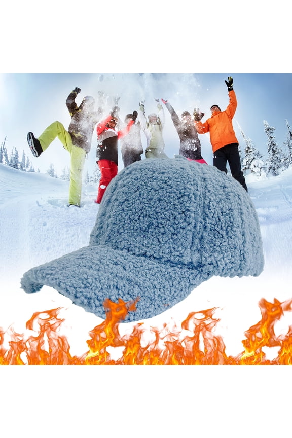 Winter Lamb Wool Baseball Cap For Men Women Teddy Sports Hats Warm Winter Outdoor Travel Youth Baseball Hats for Boys Legal Hat The X Files Hat Hat Curving Band Womens Fedora Hat Fall Women Hats