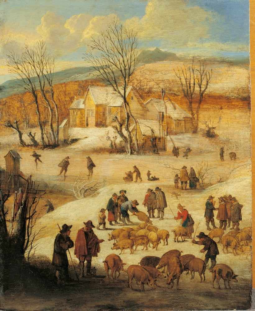 Winter Landscape Canvas Art - (24 x 36)