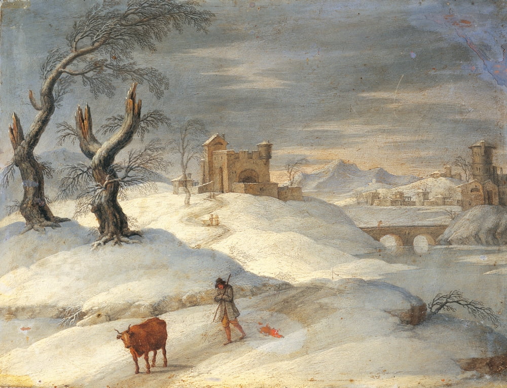 Winter Landscape Canvas Art - (36 x 24)